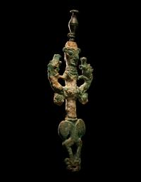 A Luristan Bronze Master of the Animals Finial