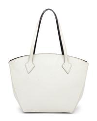 LOUIS VUITTON, WHITE EPI SAINT JACQUES PM TOTE