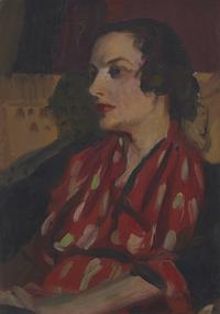 Edwin Henry (American, b. 1900) — Lady in Red