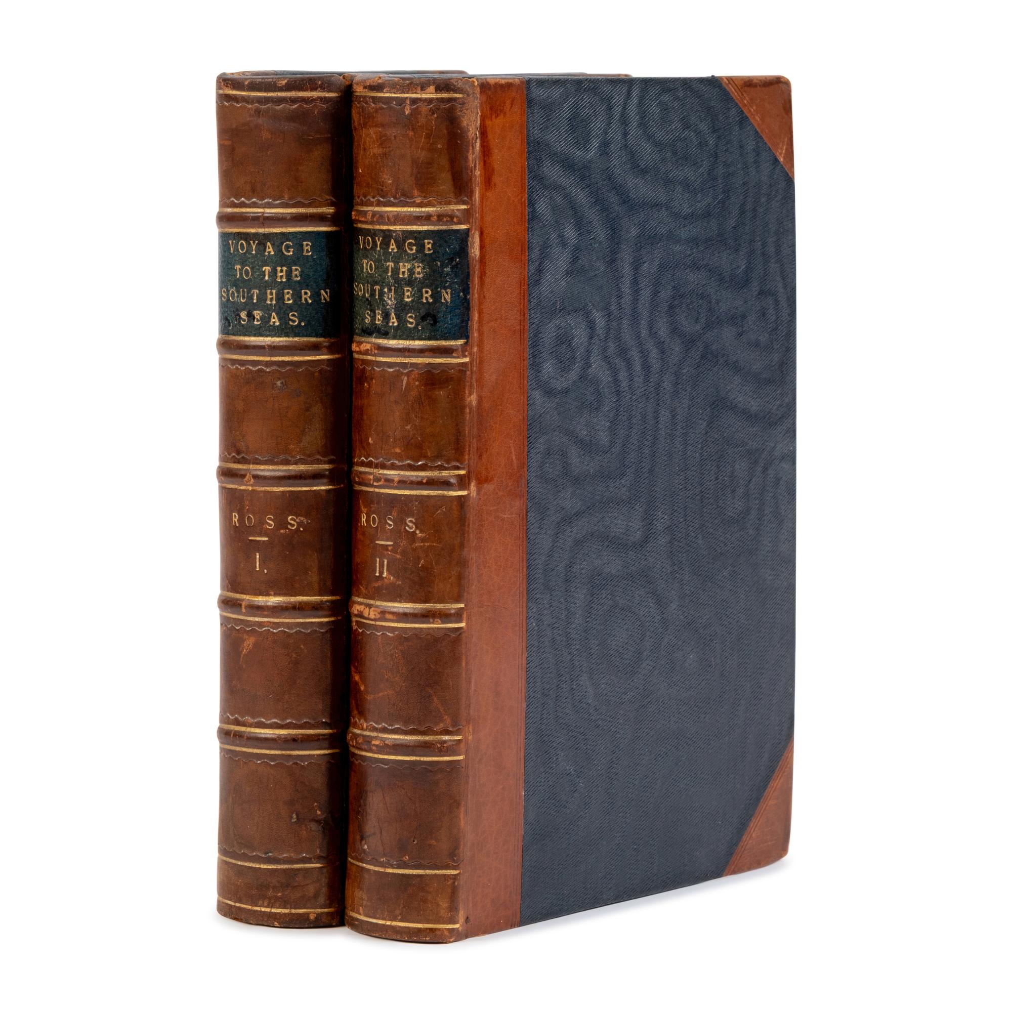 [Travel & Exploration]. Ross, James Clark, Sir (1800-1862). A Voyage of Discovery and Research in the Southern and Antarctic Regions, during the years 1839-43 . London: John Murray, 1847.