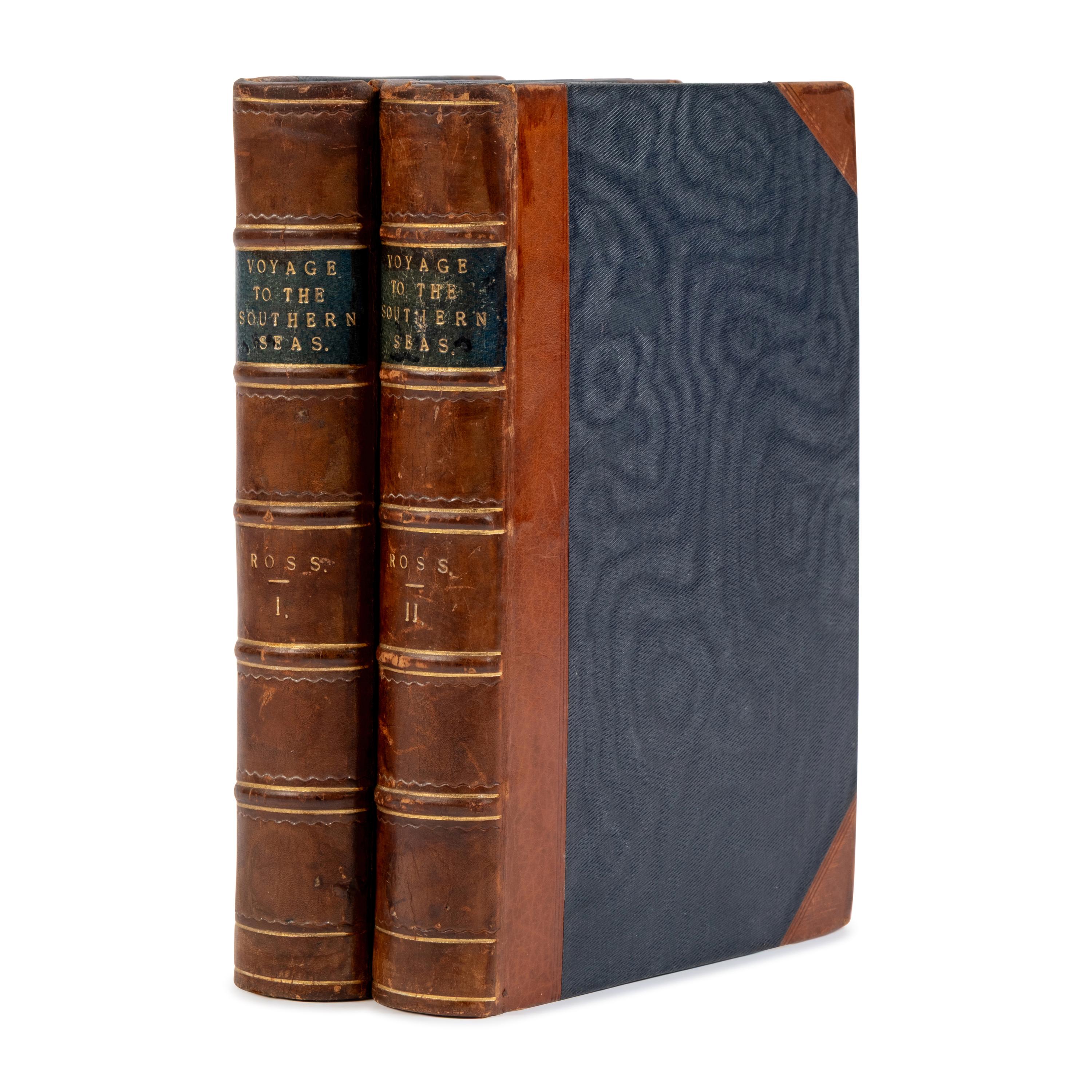 [Travel & Exploration]. Ross, James Clark, Sir (1800-1862). A Voyage of Discovery and Research in the Southern and Antarctic Regions, during the years 1839-43 . London: John Murray, 1847.