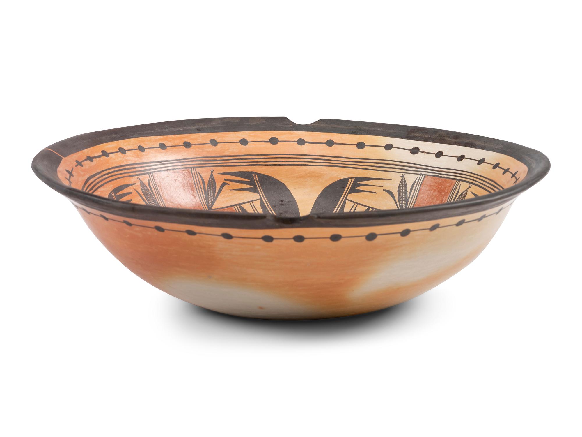 Polychrome Pottery Dish
