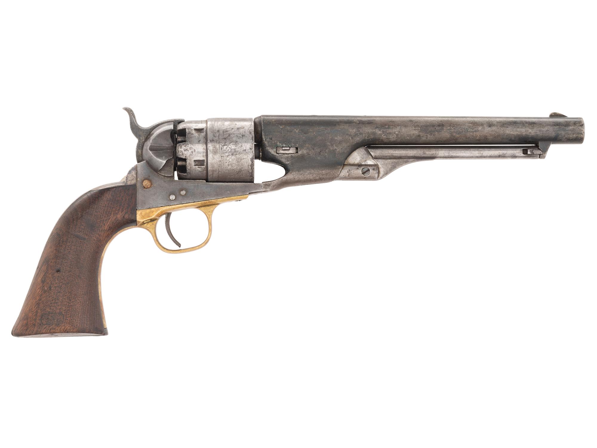 [CIVIL WAR]. Colt Model 1860 Army .44 caliber revolver made in 1862.