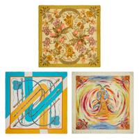 Three Hermès Scarves