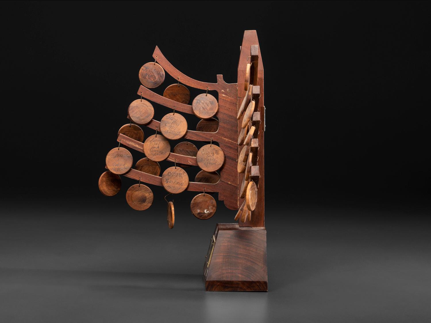 A Folk Art Figural Family Tree