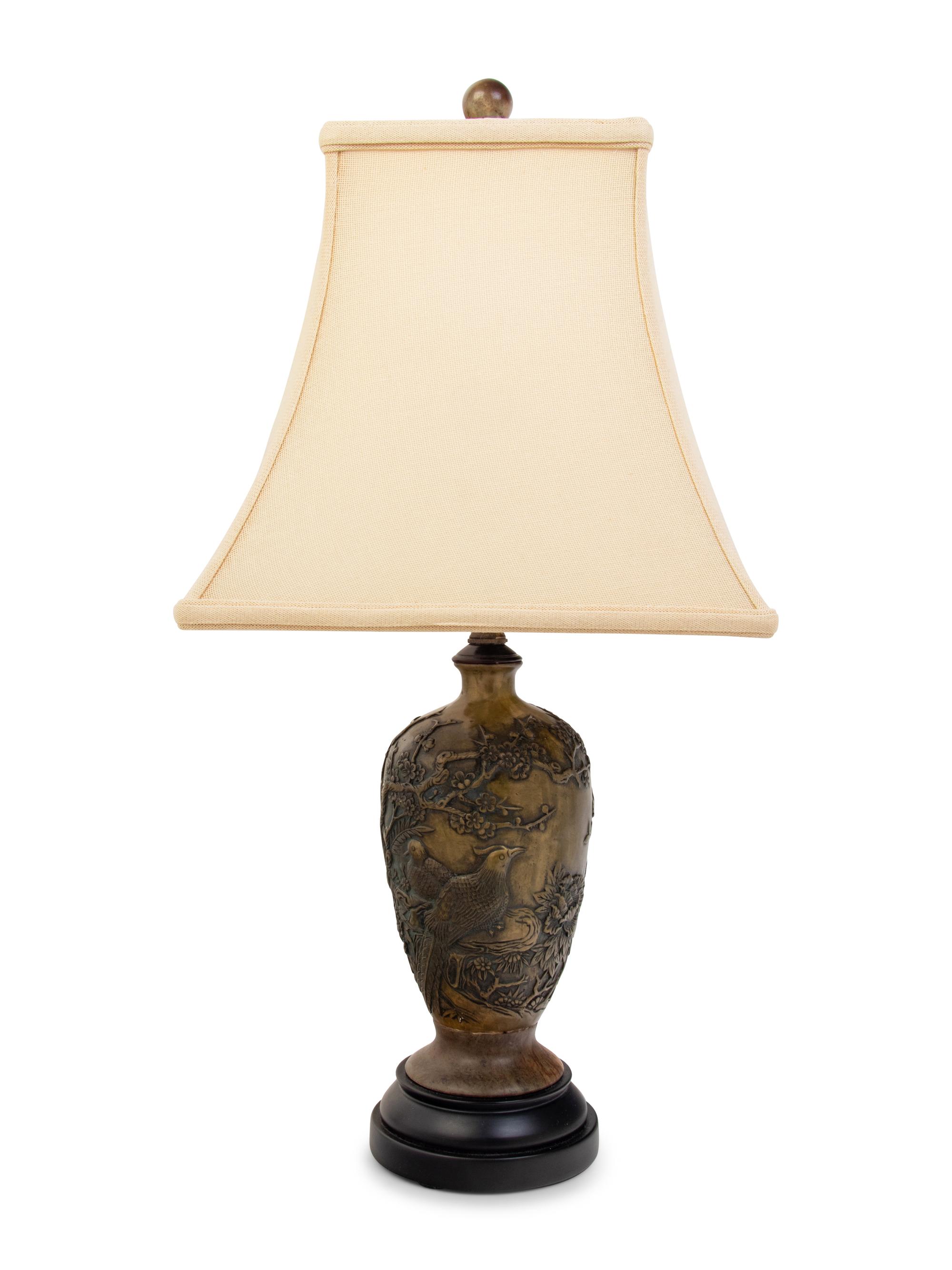 A Japanese Bronze Vase Mounted as a Lamp