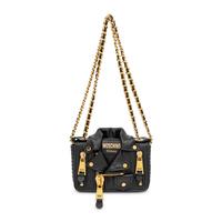 Moschino, Biker Jacket Leather Flap Bag