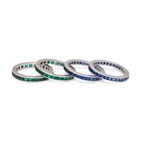COLLECTION OF ETERNITY BANDS