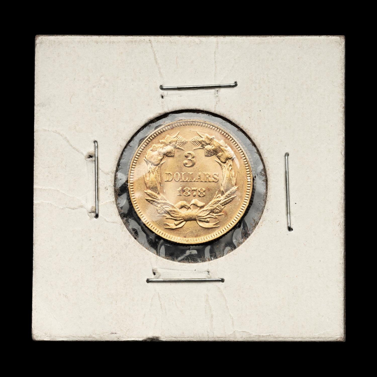An 1878 Indian Princess $3 Gold Coin