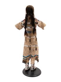 Northern Plains Beaded Hide Doll