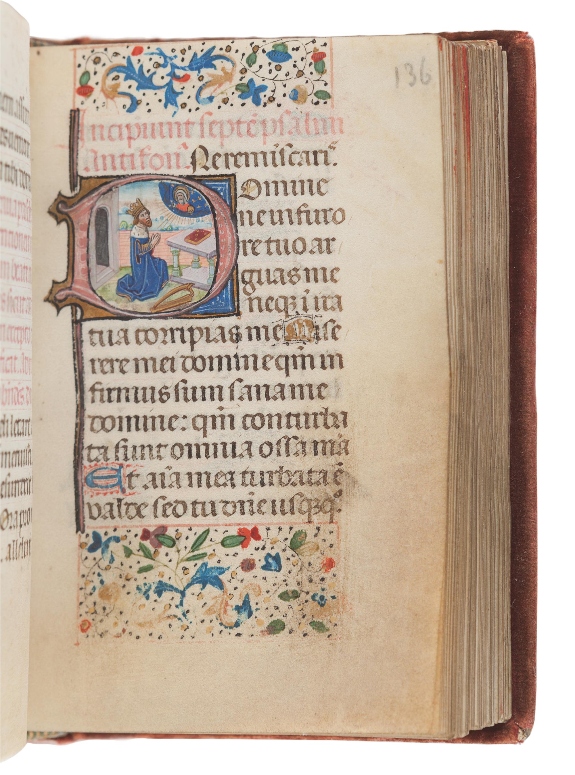 [ILLUMINATED MANUSCRIPTS]. BOOK OF HOURS, use of Rome, in Latin. [Southern Netherlands (Ghent or Bruges), c.1460].