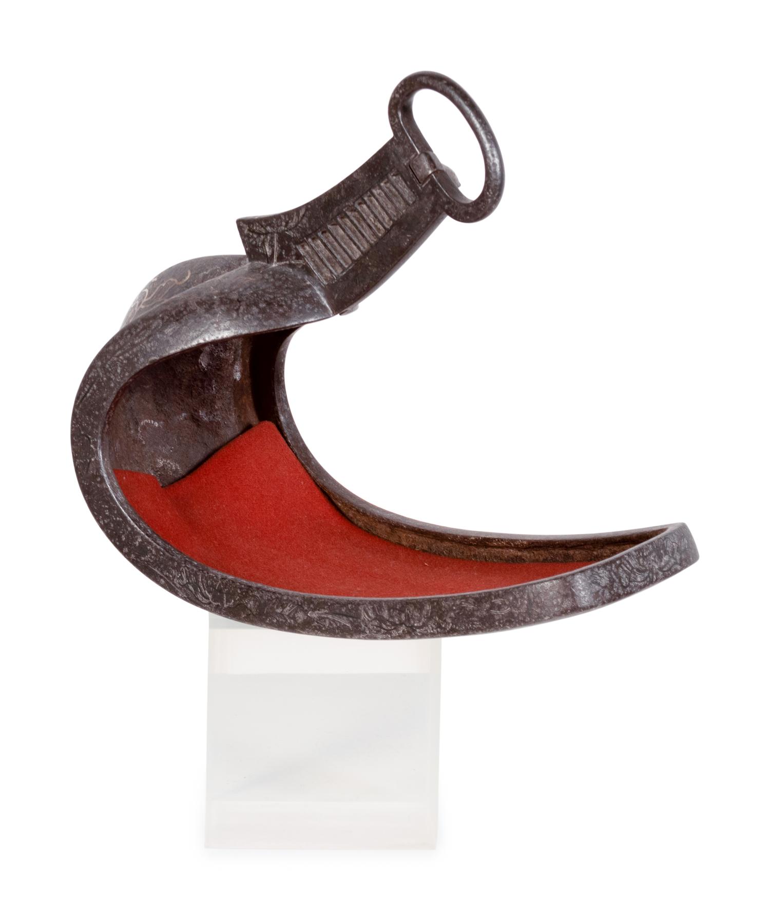 A Japanese Bronze Stirrup