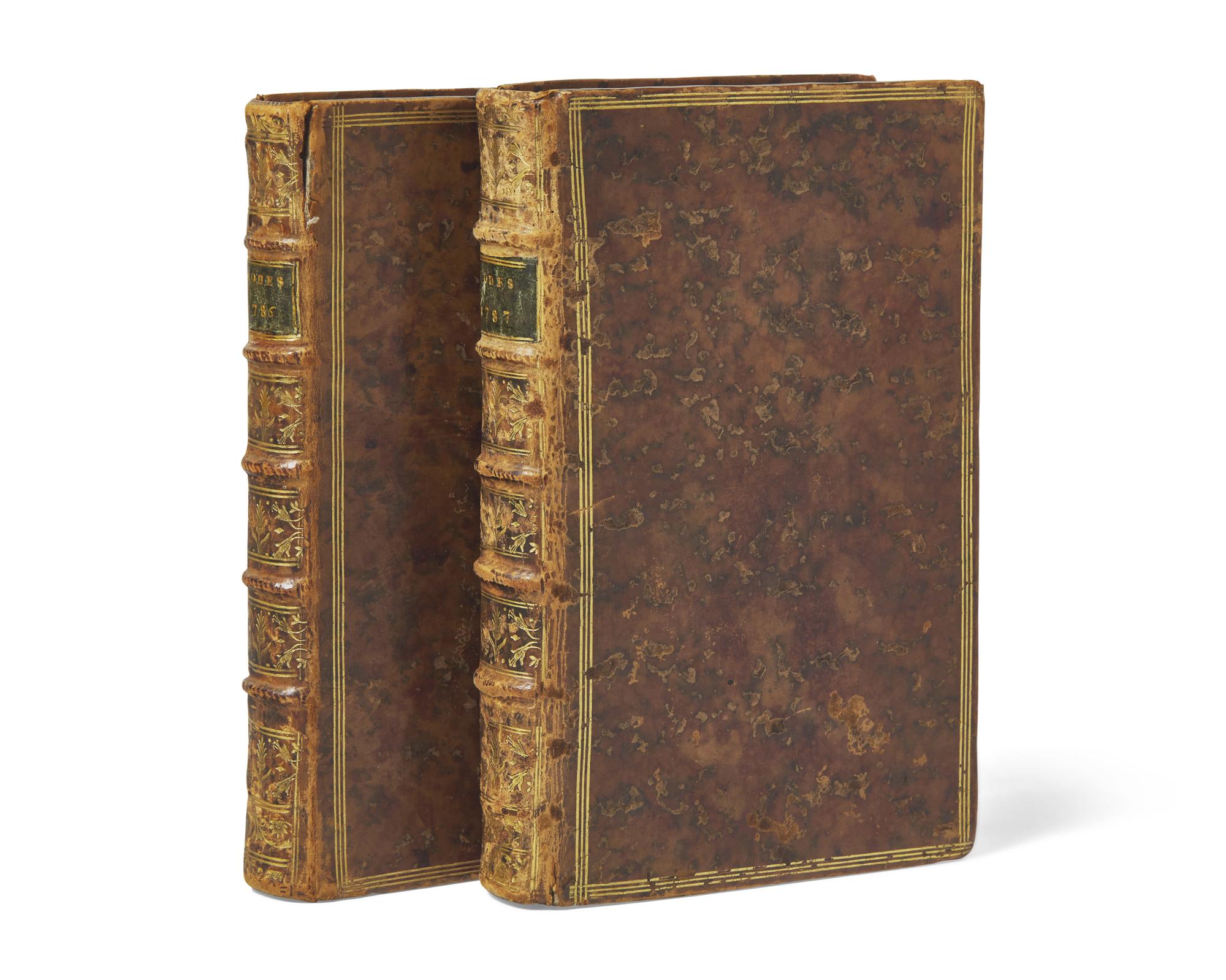 [Color-Plate Books] Cabinet des Modes, ou les modes nouvelles, décrites d'une manière claire & précise, & représentées par des planches en Tailledouce, enluminées.
