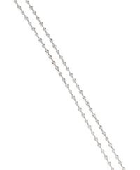 WHITE GOLD AND DIAMOND STATION NECKLACE