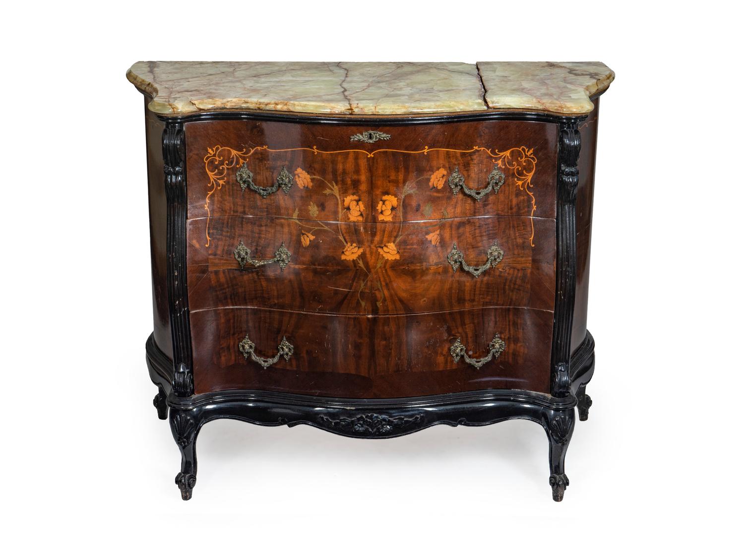 A Louis XV Style Marquetry Commode — 20TH CENTURY