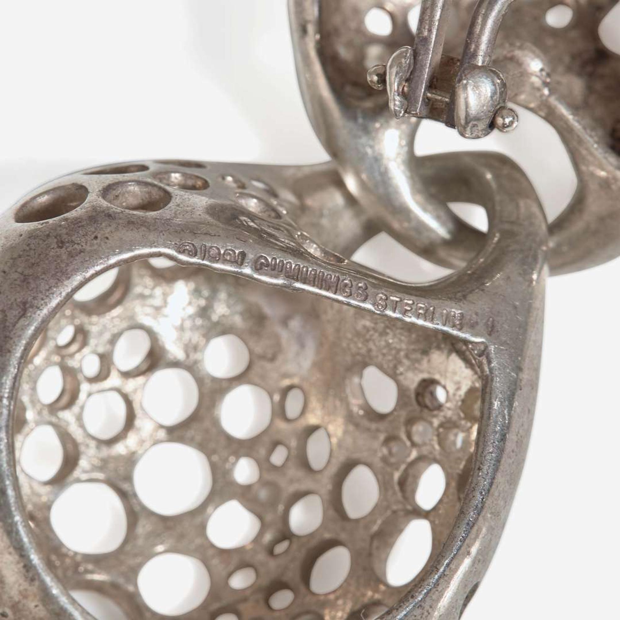 A Sterling Silver Angela Cummings Necklace and Earrings Set Cummings Studios, 1991