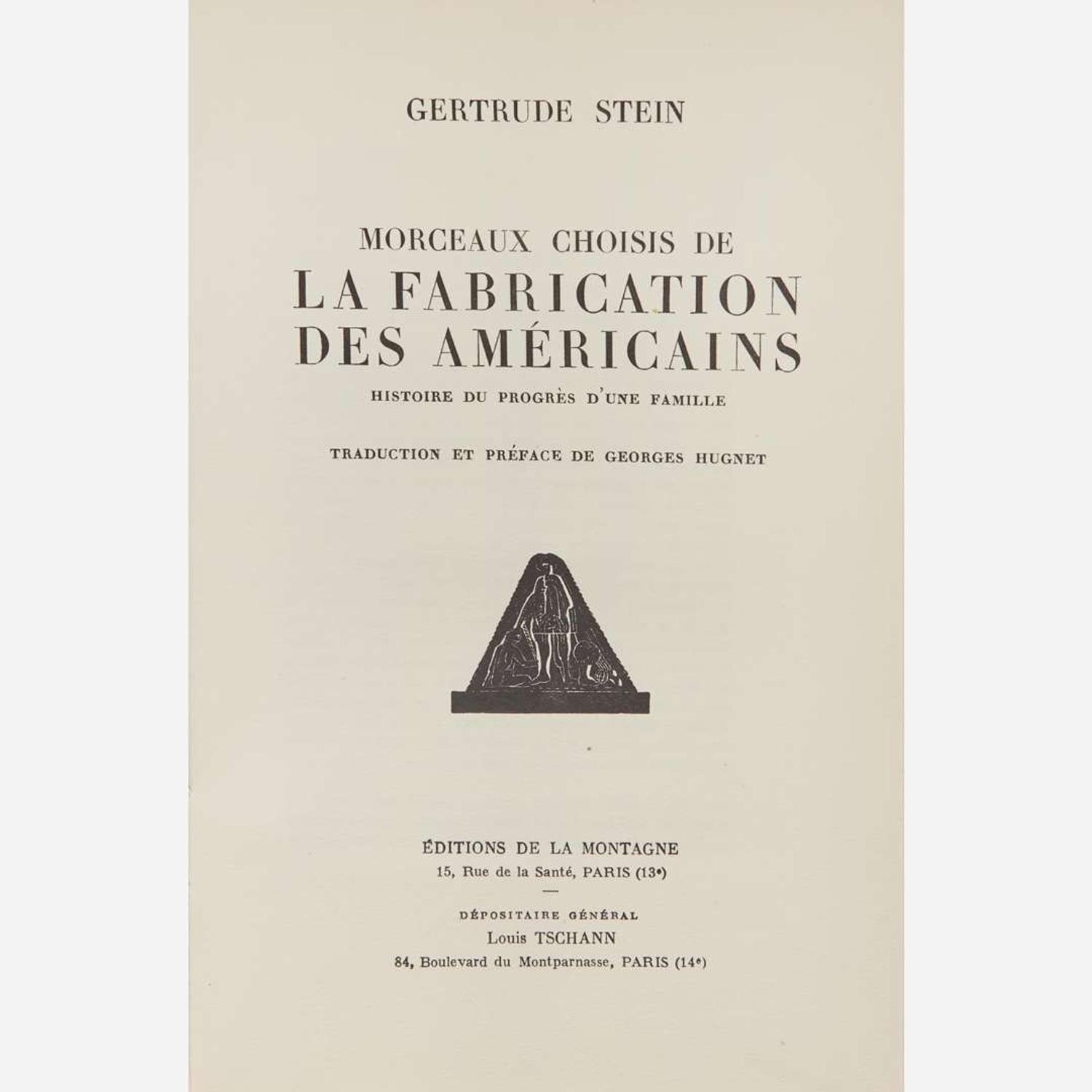 [Literature] Stein, Gertrude Group of 4 Editions of "The Making of Americans"