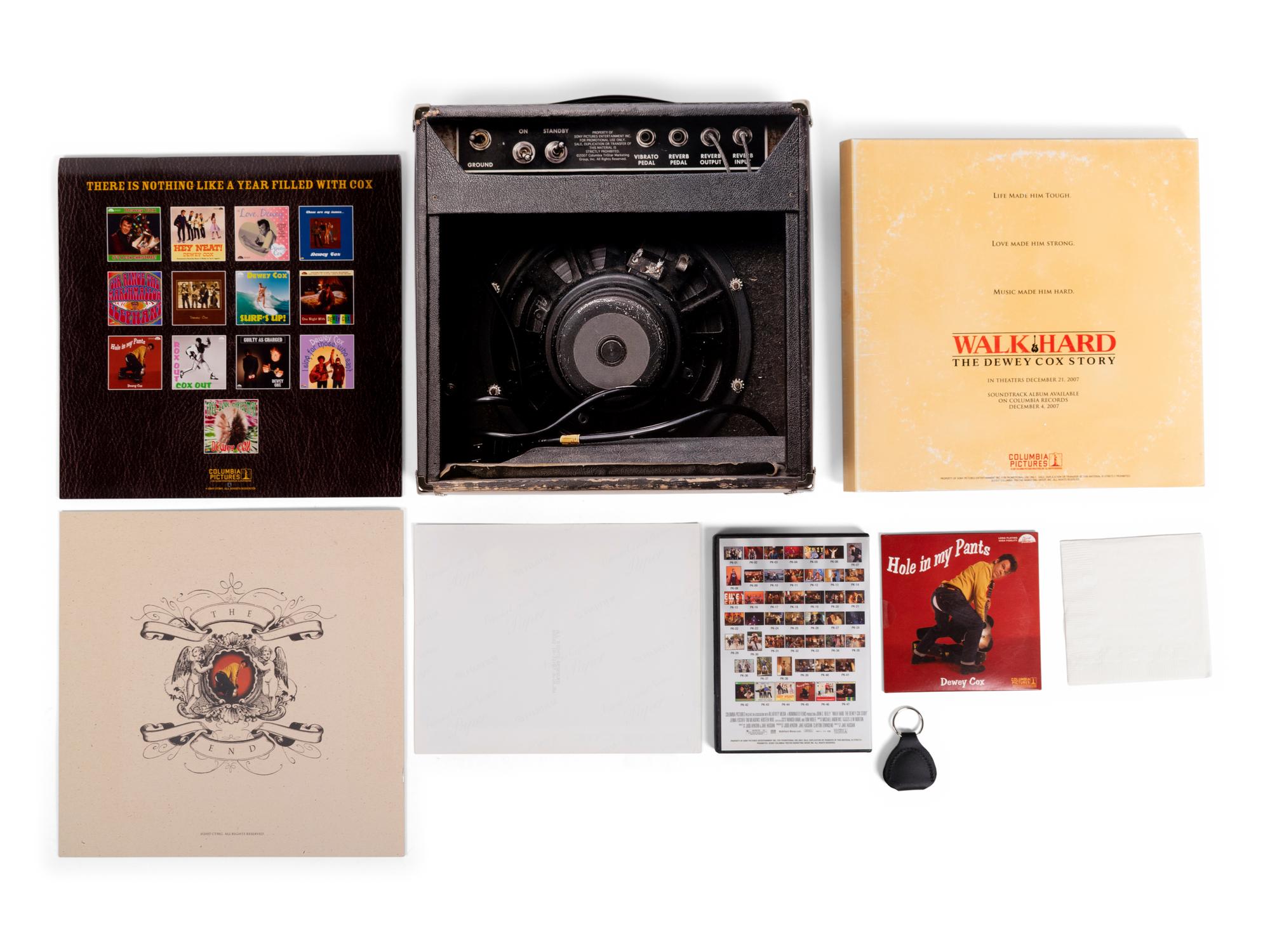 (Film Memorabilia) A group of 7 items from Walk Hard: The Dewey Cox Story . Columbia Pictures, 2007; comprising: