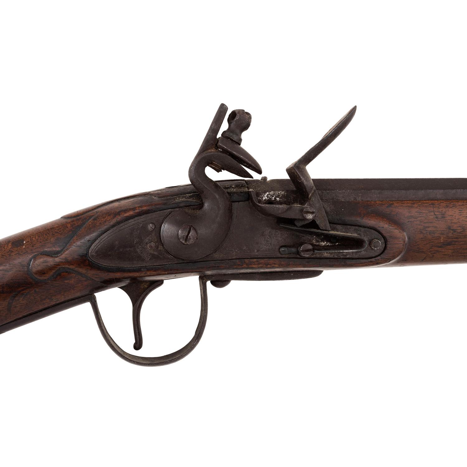 Period Shortened Flintlock Northwest Trade Gun by Leman