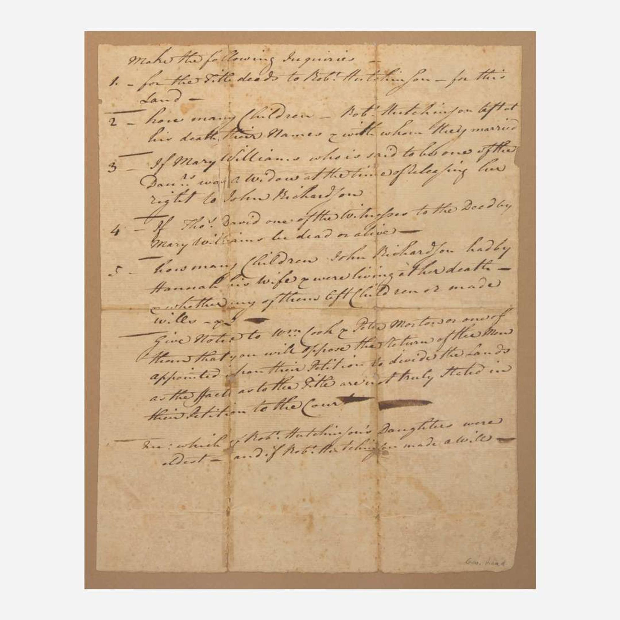 [Declaration of Independence] [Delaware] Read, George Autograph Document