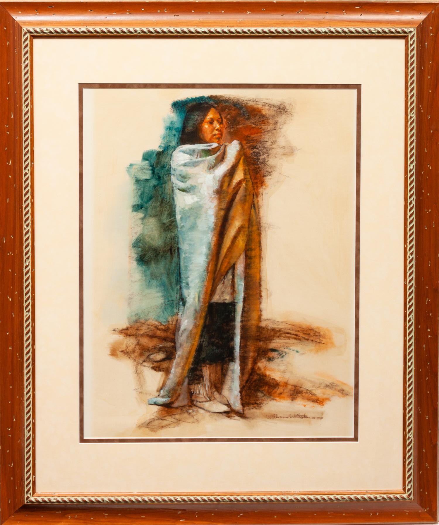 Woman with White Shawl