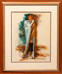 Woman with White Shawl