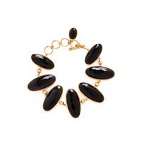 BLACK ONYX AND MOTHER-OF-PEARL TOGGLE BRACELET