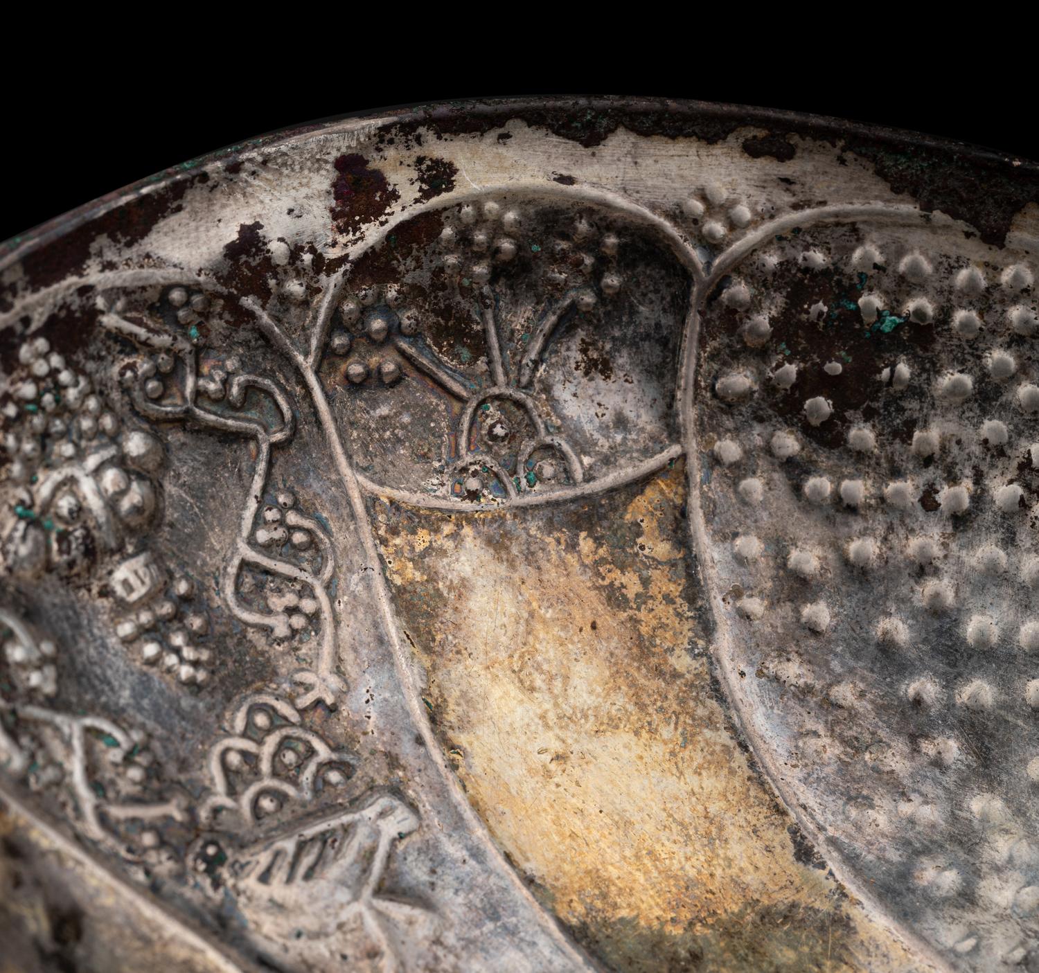 A Sasanian Silver-Gilt Lobed Bowl