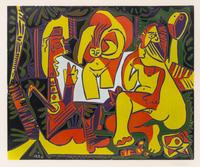 Pablo Picasso, (Spanish, 1889-1974), Le dejeuner sur l'herbe (d'apres Manet), 1962