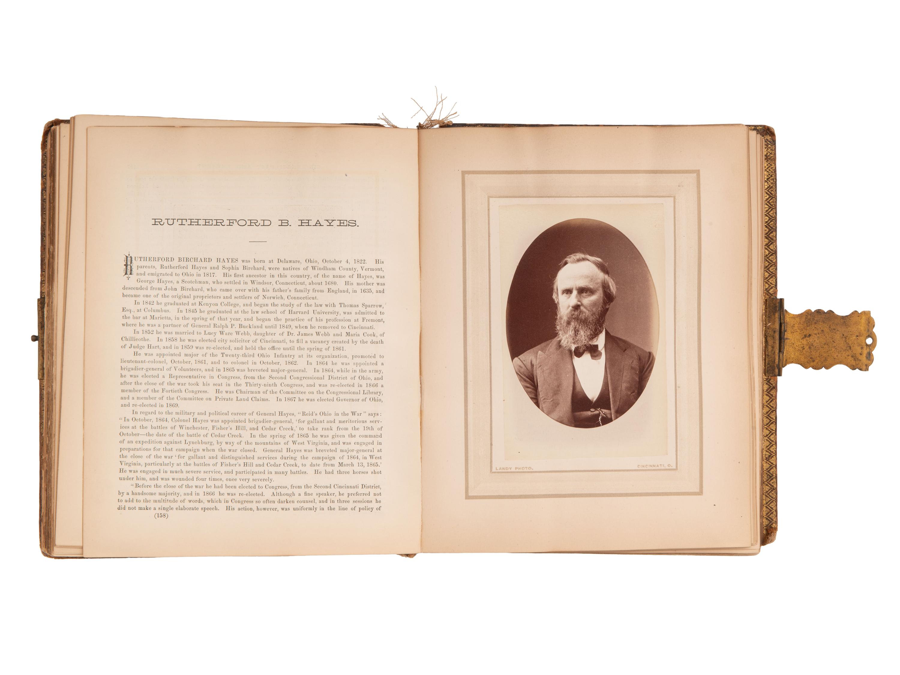 [AMERICANA]. 2 photographically illustrated books feat. prominent Chicago and Cincinnati figures.
