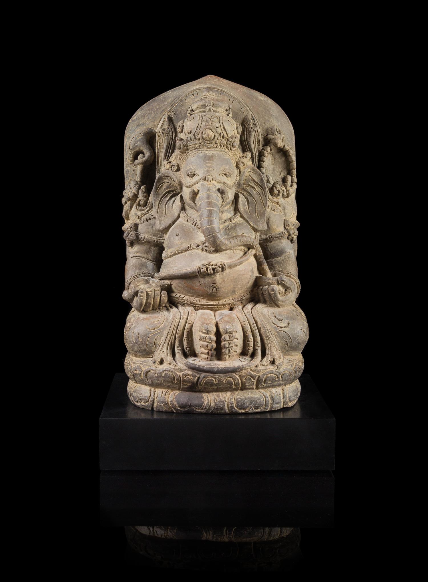 A Javanese Figure of Ganesha — 14TH CENTURY