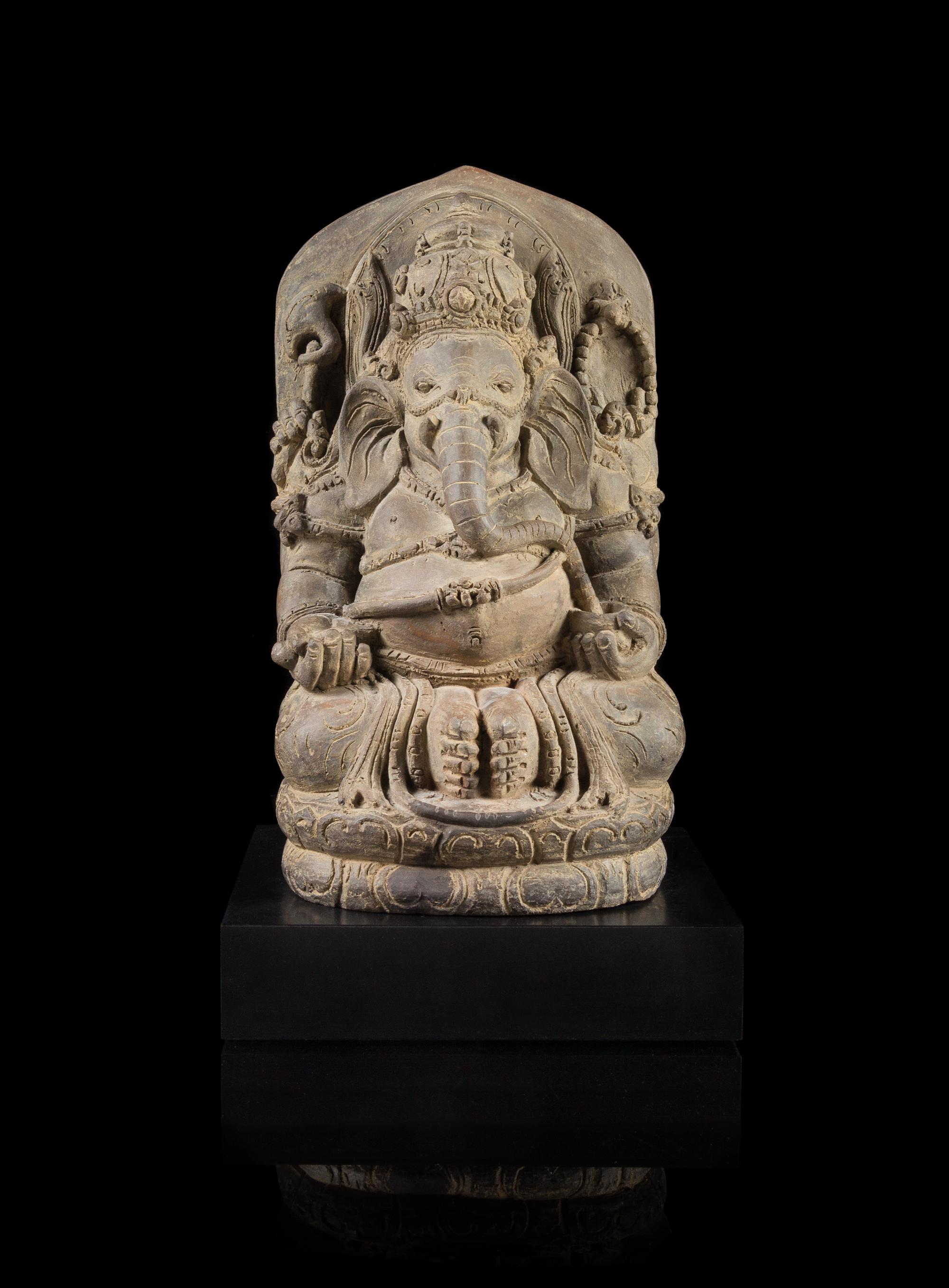 A Javanese Figure of Ganesha — 14TH CENTURY