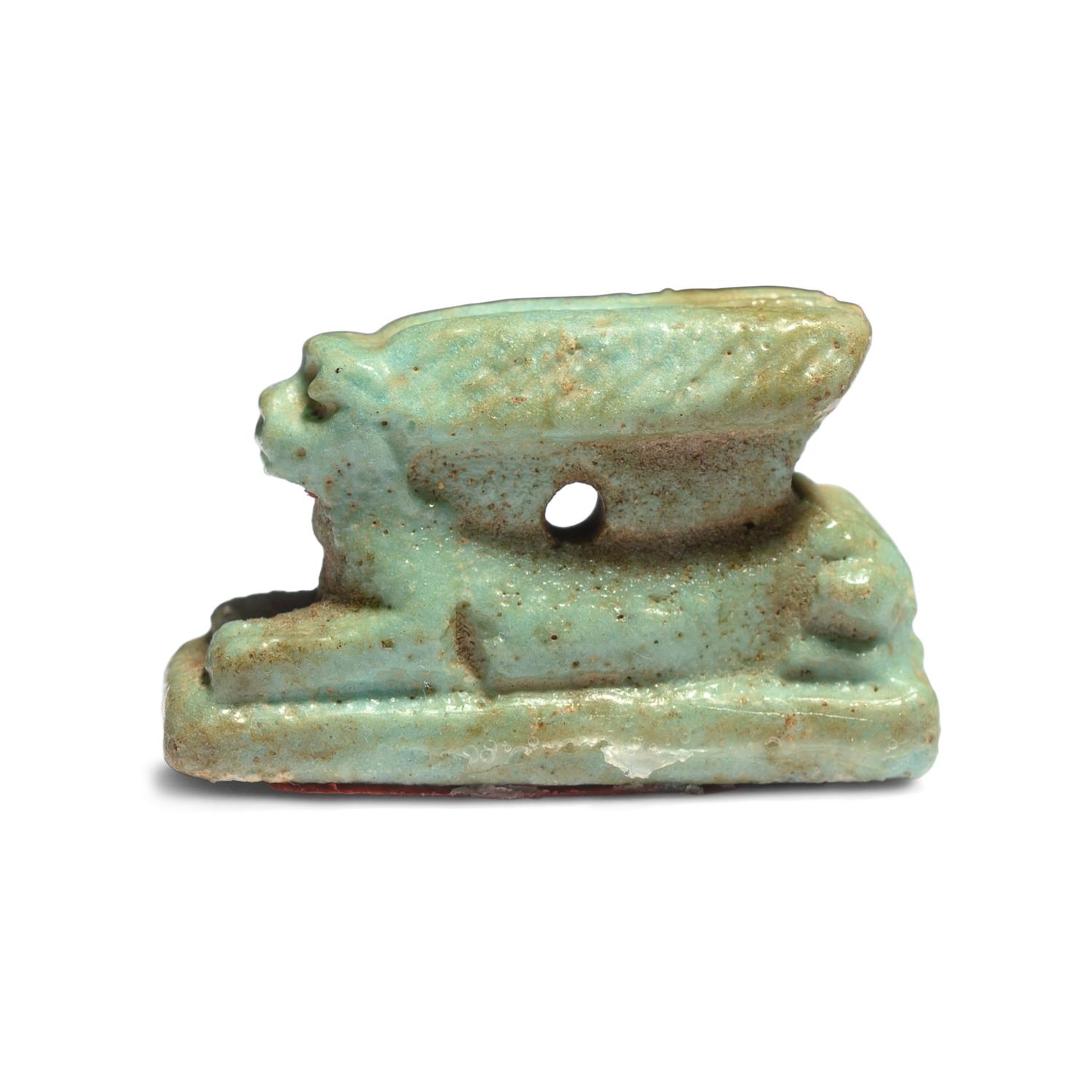 An Egyptian Faience Rabbit