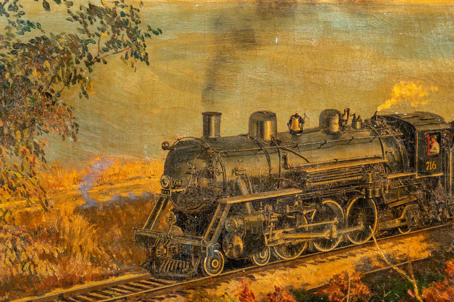 Train Along Lakeshore