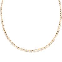YELLOW GOLD AND DIAMOND RIVIÈRE NECKLACE