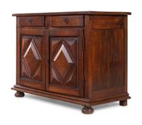 A Louis XIII Walnut Cabinet
