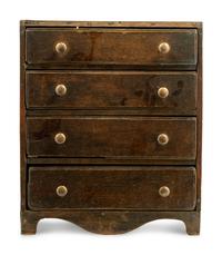 An American Oak Diminutive Chest of Drawers