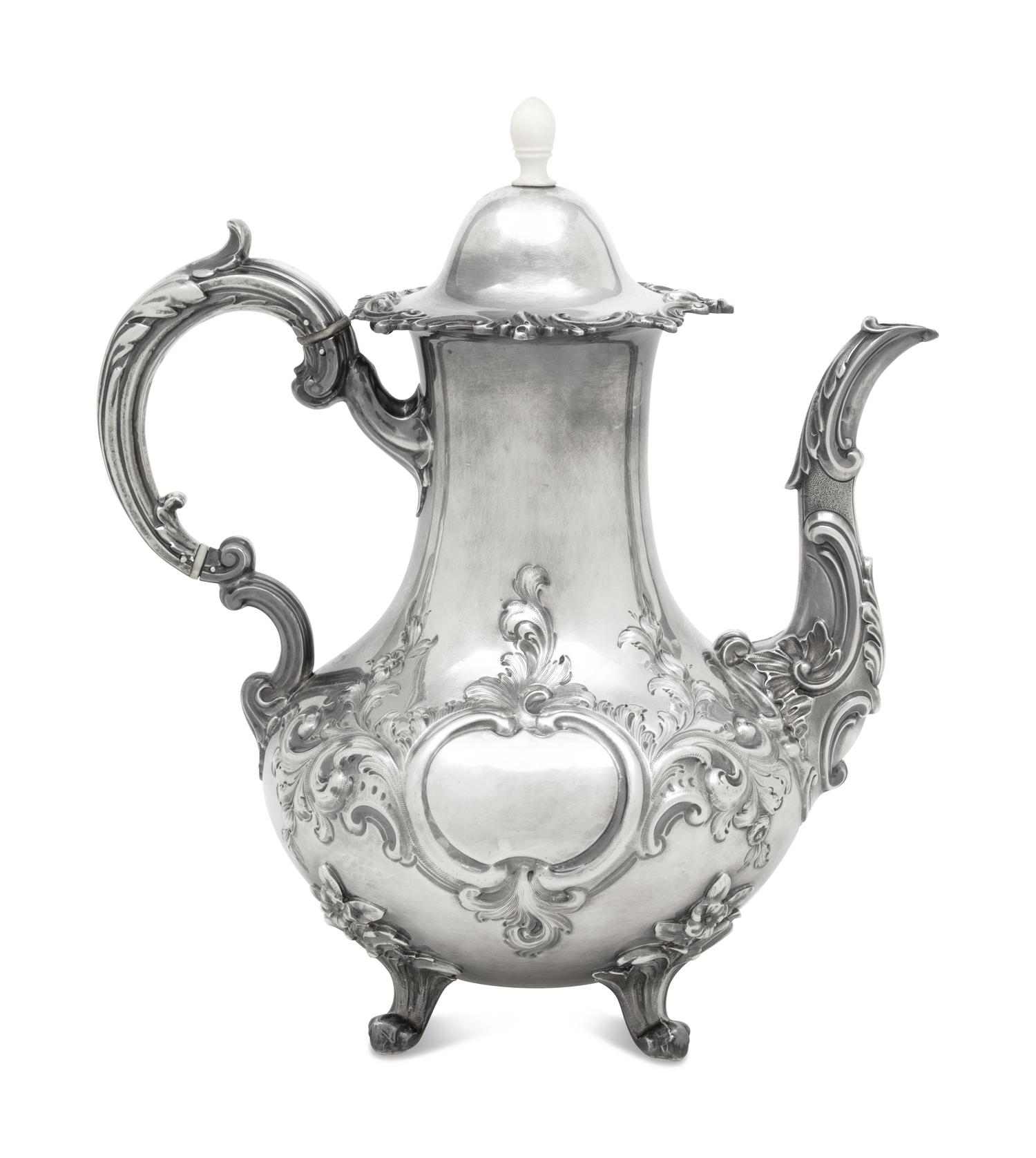 A Victorian Silver Coffee Pot