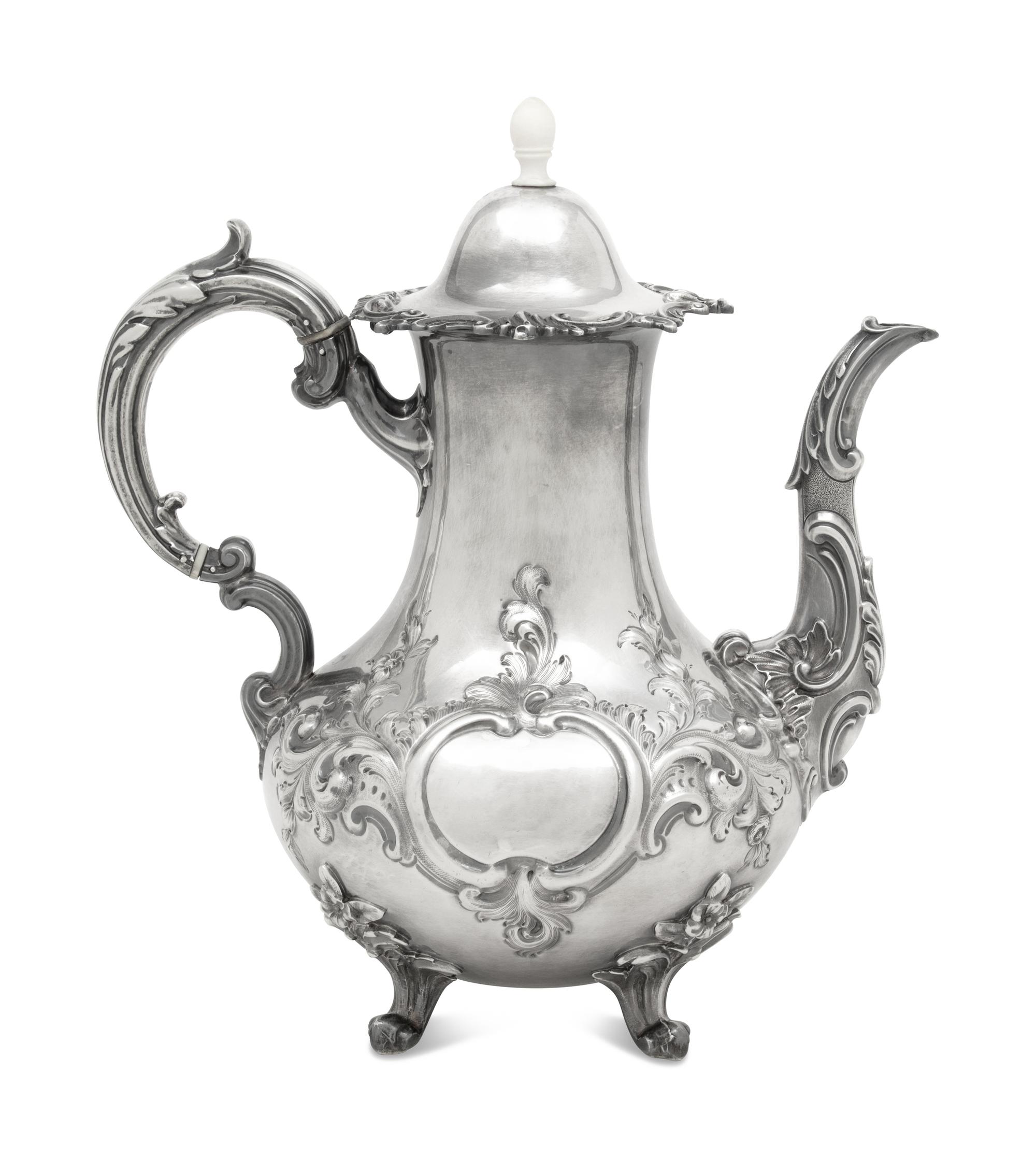 A Victorian Silver Coffee Pot
