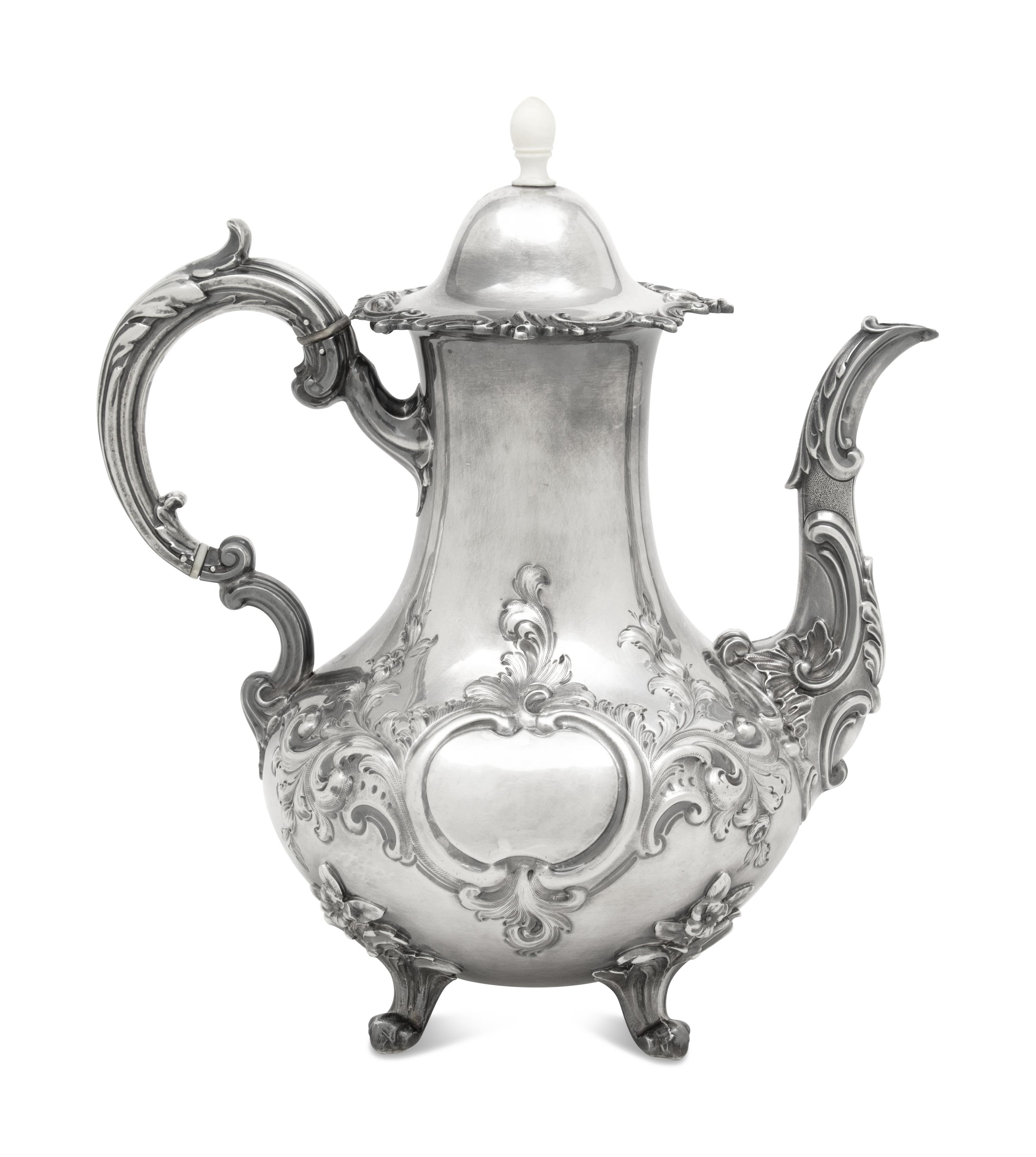 A Victorian Silver Coffee Pot