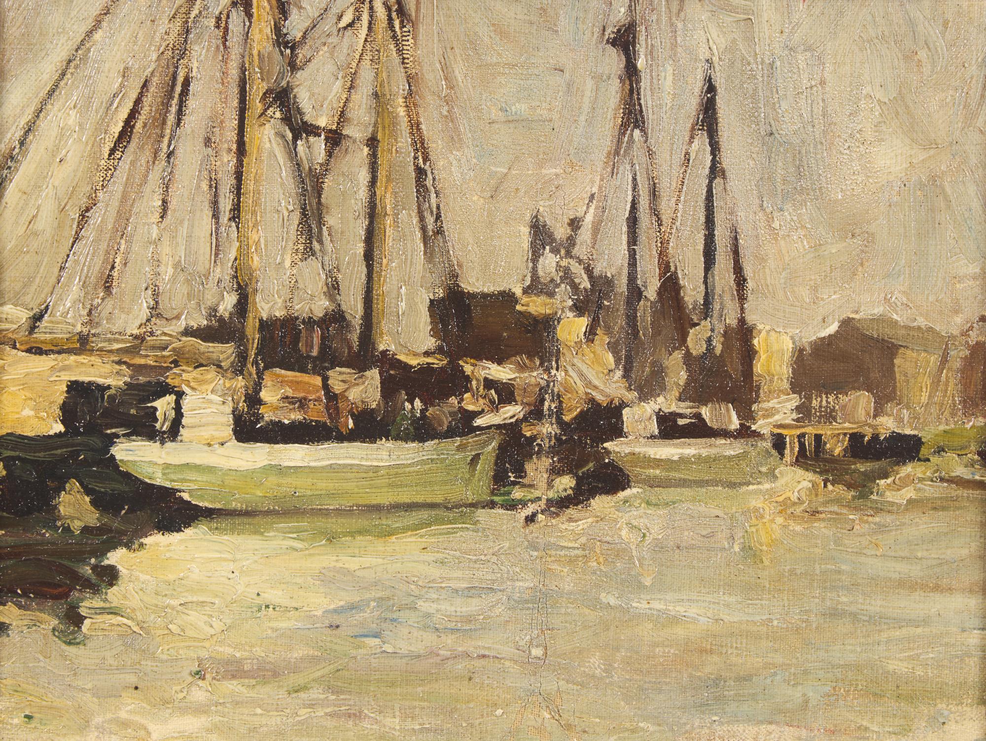 Paul Cornoyer (American, 1864–1923) — Gloucester Harbor