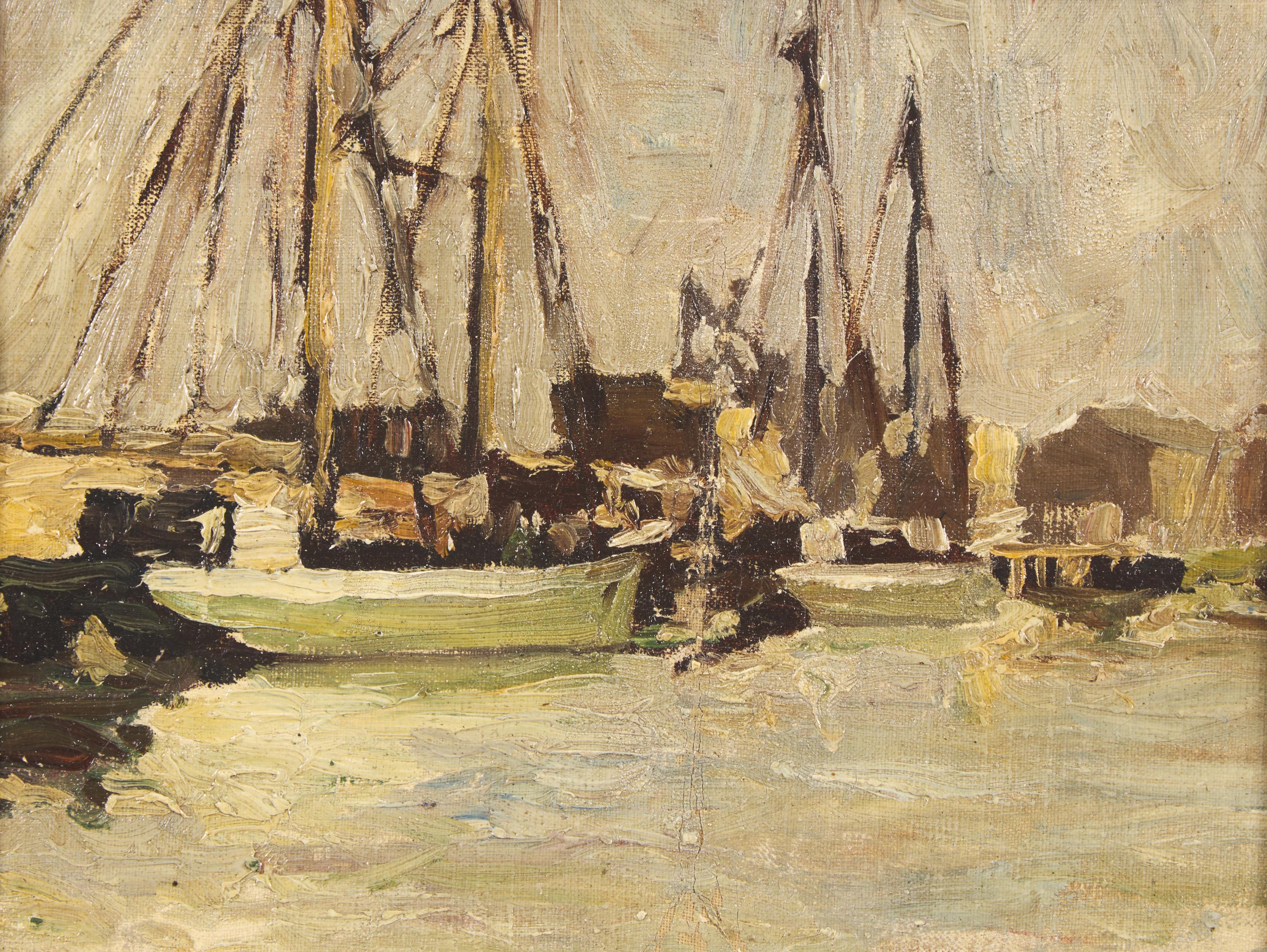 Paul Cornoyer (American, 1864–1923) — Gloucester Harbor