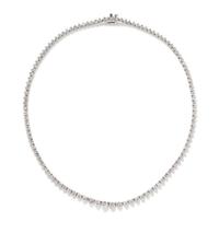 A Platinum and Diamond Rivière Necklace, 14.70 dwts.