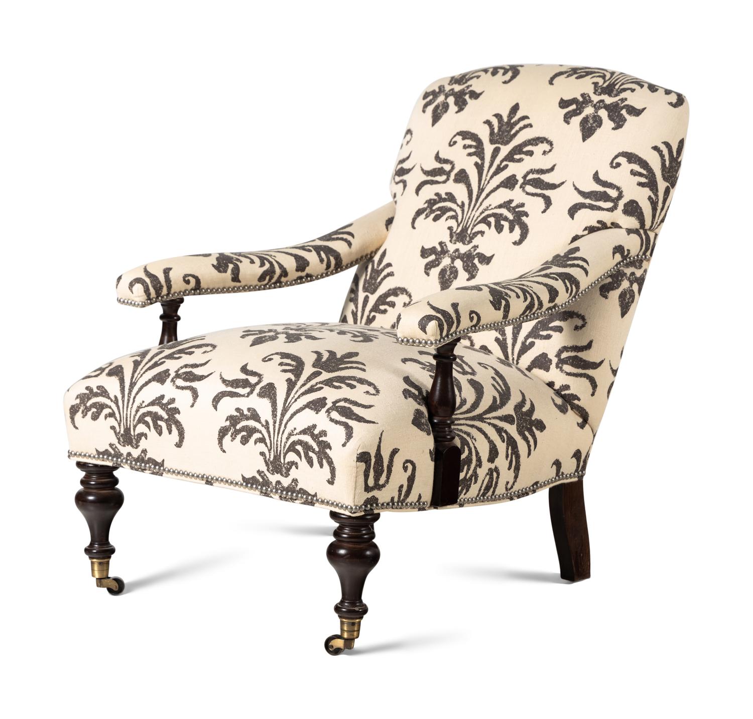 A Contemporary Upholstered Armchair