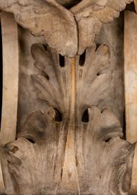 A Pair of Italian Amorini-Carved Marble Brackets — 18TH/19TH CENTURY