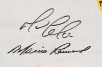 A Group of Hockey Hall of Fame Signed Autographs Featuring Wayne Gretzky and Mario Lemieux