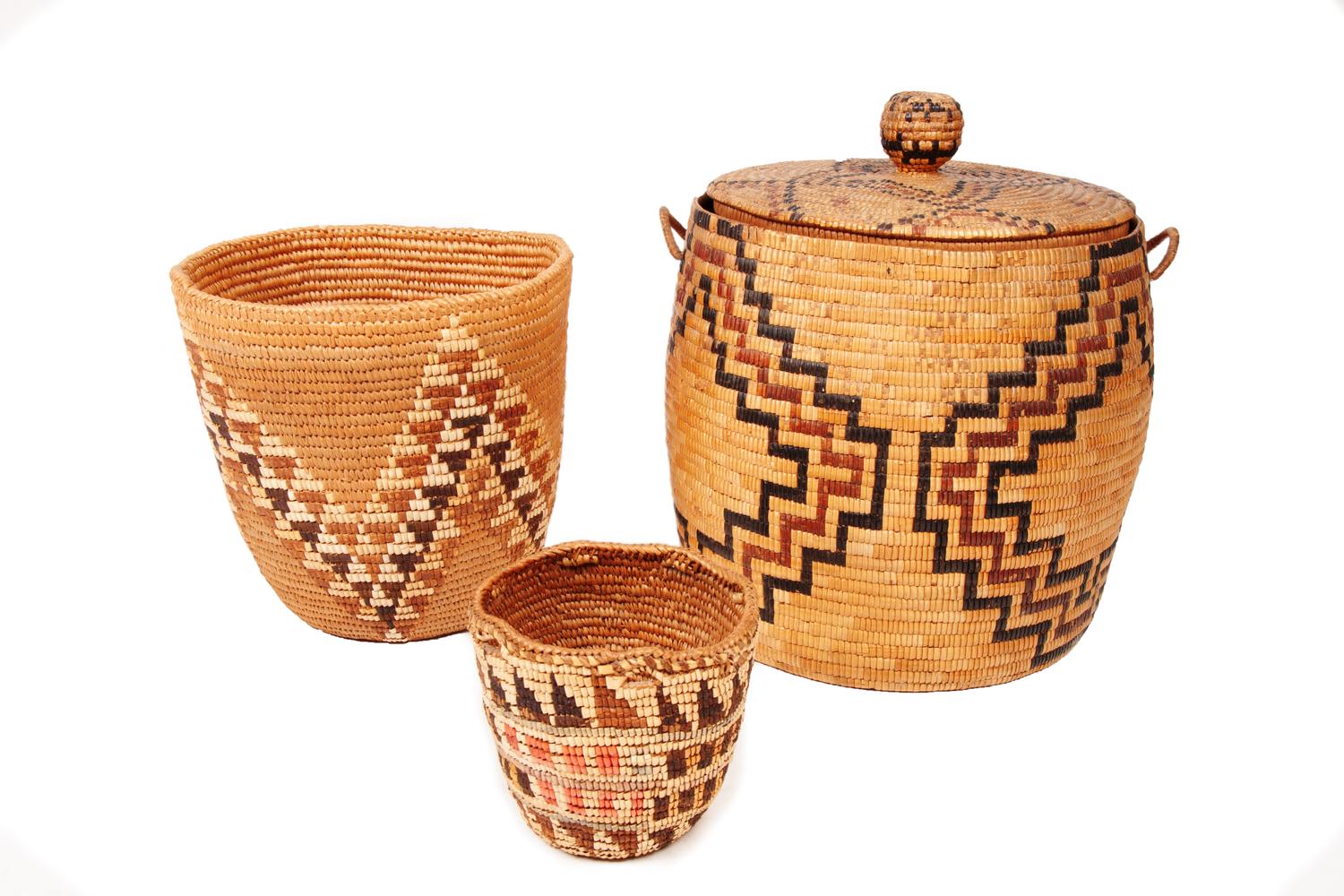 Northwest Coast Imbricated Baskets
