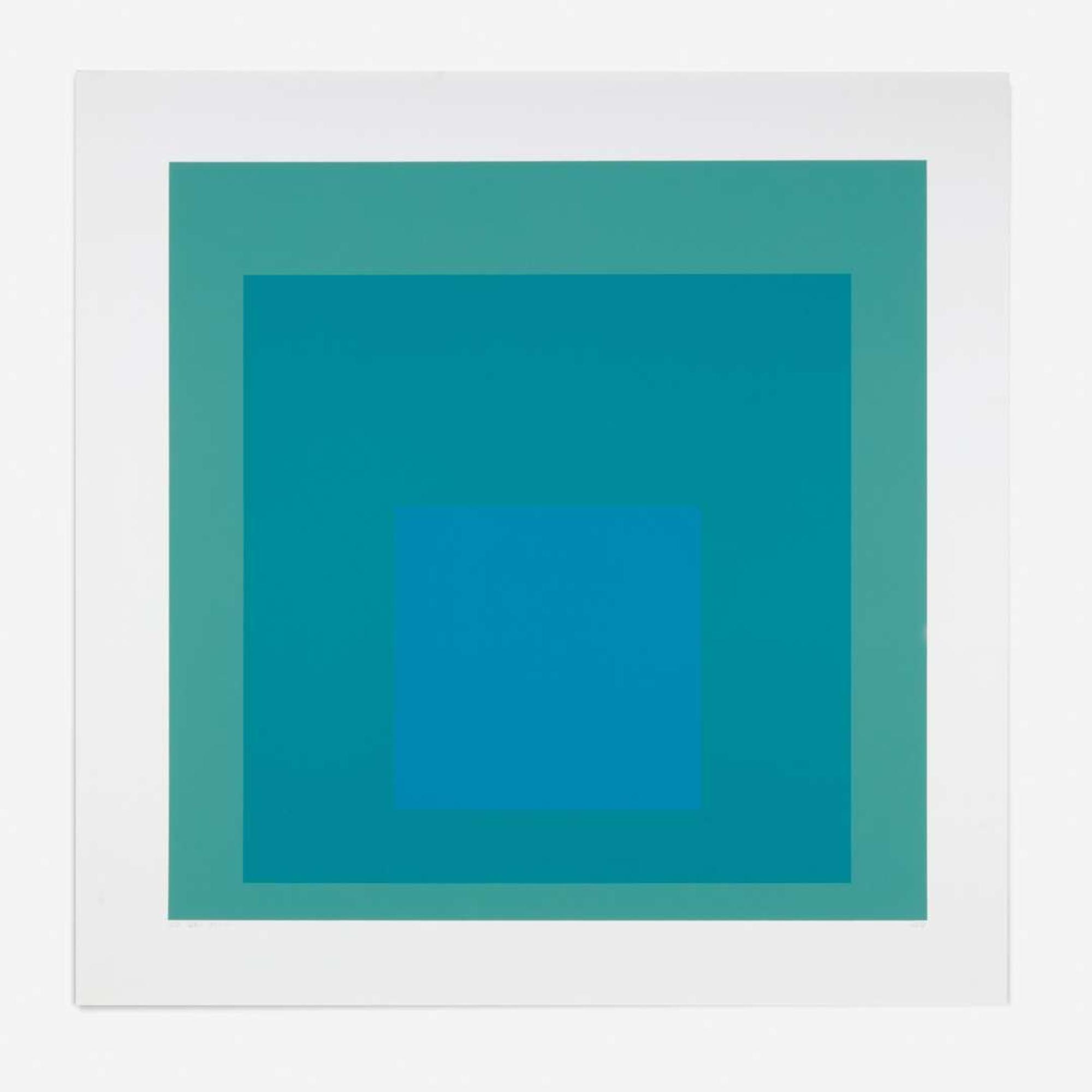 Josef Albers (German, 1888-1976) SP XII (from Homage to the Square)
