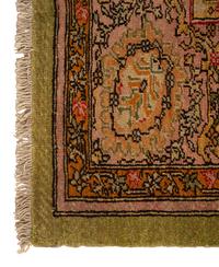 A Persian Wool and Silk Rug