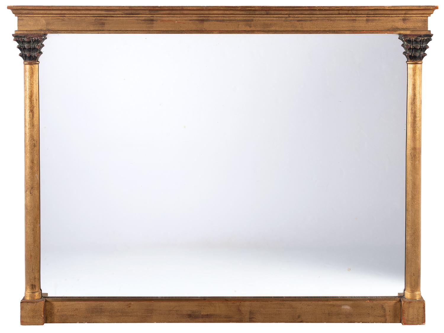 A Neoclassical Style Giltwood Pier Mirror